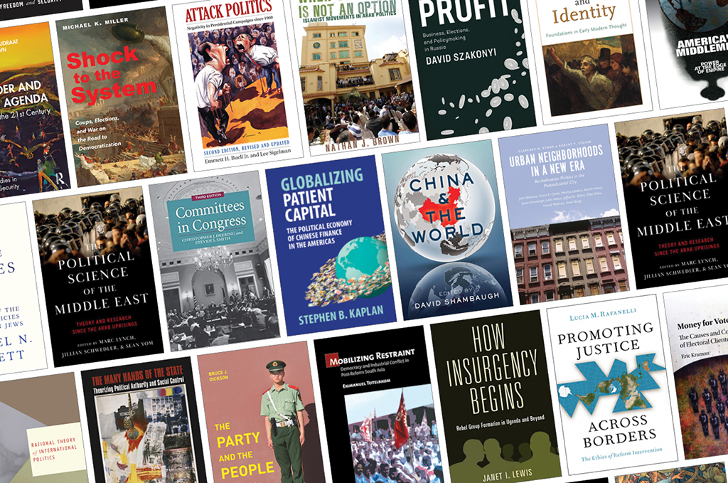 covers of many PSC Books arranged in a diagonal grid