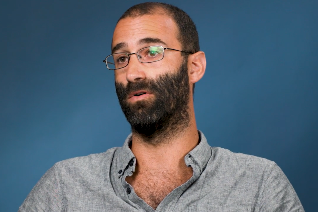 Adam Dean talking about his research in an interview.